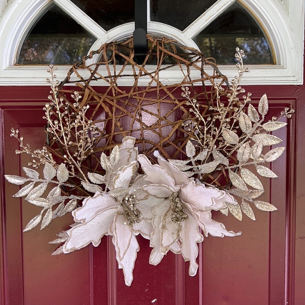 One of a kind handmade holiday wreath